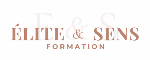 Logo Elite et Sens Formation – carré terracotta