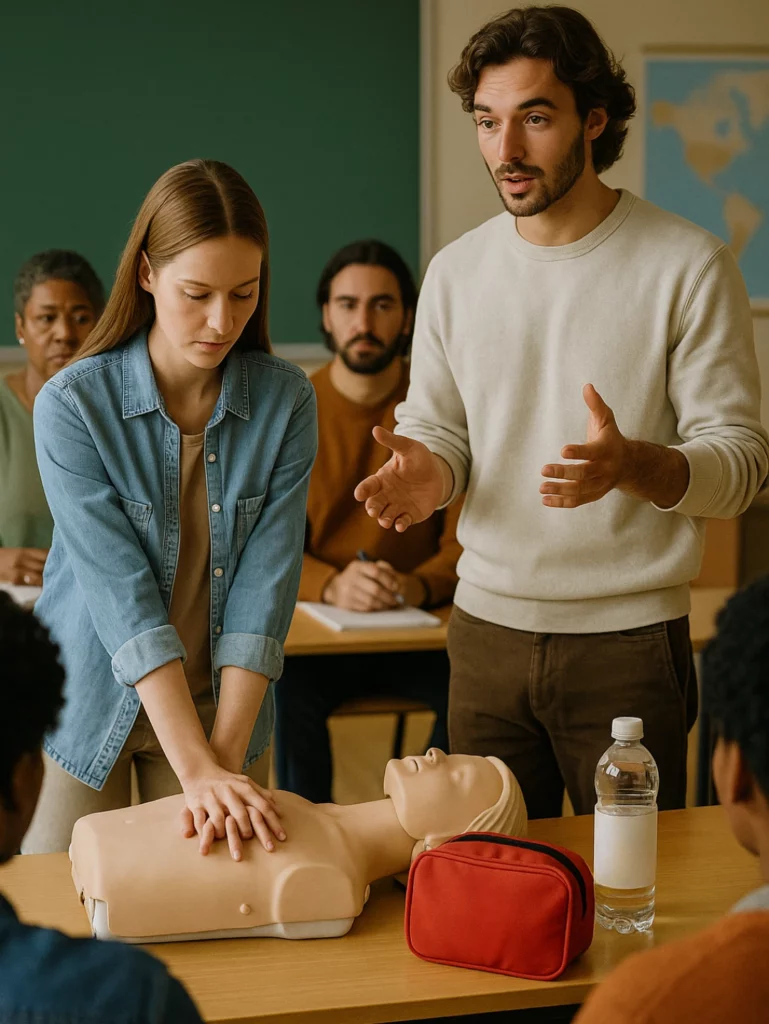 Formation SST Le Mans – apprentissage des gestes de premiers secours en situation réelle